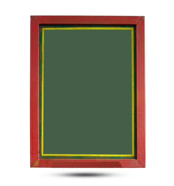 Wooden frame isolated on white background — Stock Photo, Image