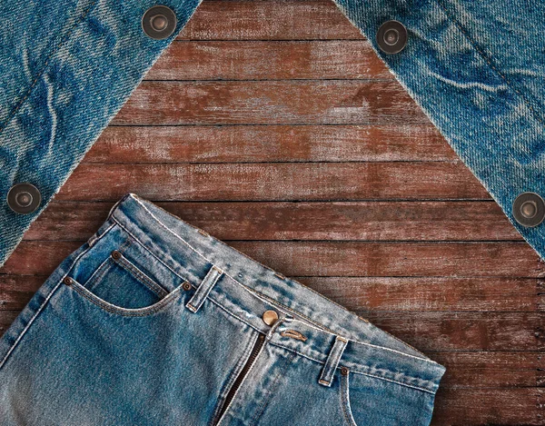 Denim jeans bakgrund. — Stockfoto