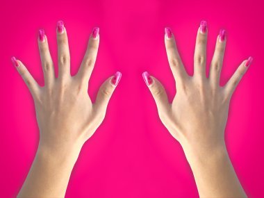 Ping ile insan eli çivi