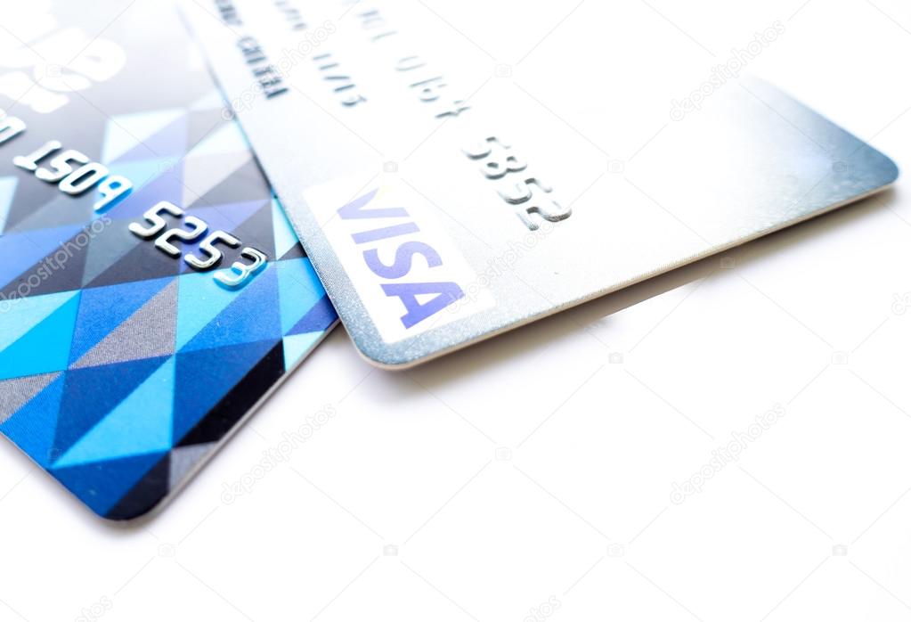 Bangkok, Thailand - May 30, 2015 : VISA Card Sign Close Up.