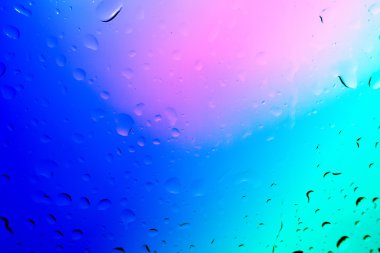 Su damlasının soyut arkaplanı 