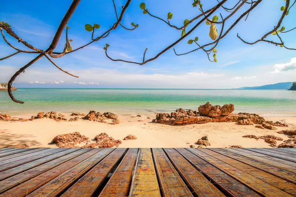 Tle spokojnej plaży — Zdjęcie stockowe