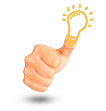 Erkek el holding yazma lamba 