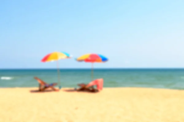 Blurred  of beach — Stock Photo, Image