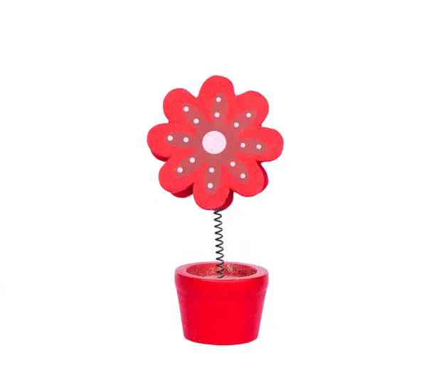Rote künstliche Blume — Stockfoto