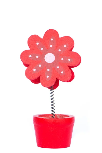 Rote künstliche Blume — Stockfoto