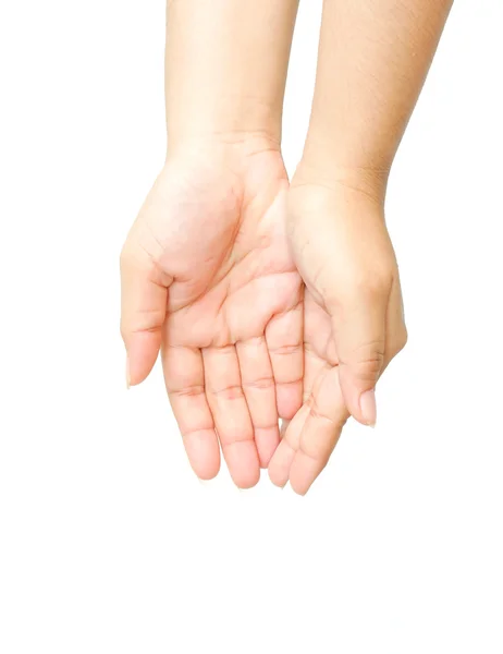 Γυναίκα χέρι Εμφάνιση — Φωτογραφία Αρχείου