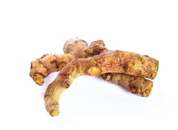 Curcuma su sfondo bianco — Foto Stock