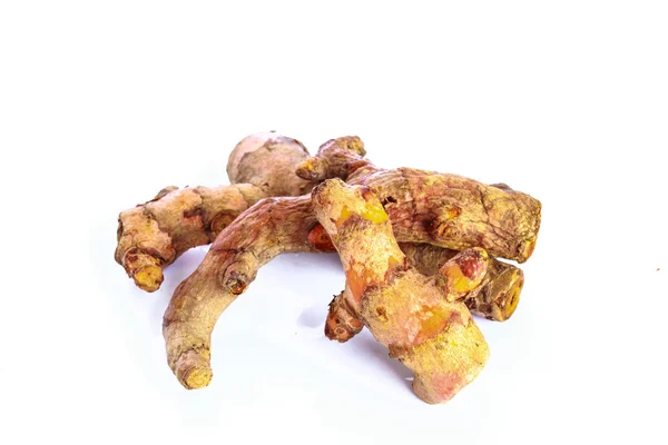 Curcuma su sfondo bianco — Foto Stock