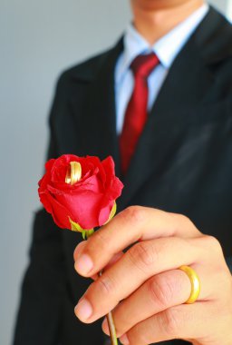 İşadamı gösteren kağıt