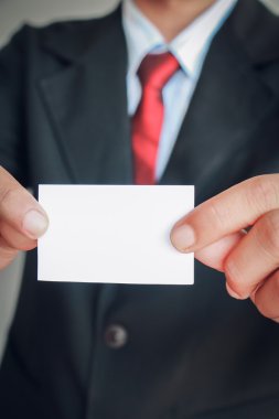 İşadamı gösteren kağıt