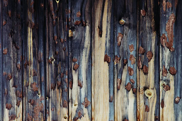 Vintage dark wooden background.  Beige and dark blue old board. Wood background. Wood texture. — Stock Photo, Image