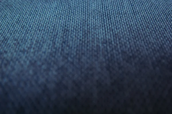 Texture des échecs chiffon moelleux. Fond bleu foncé. Fond de tissu . — Photo