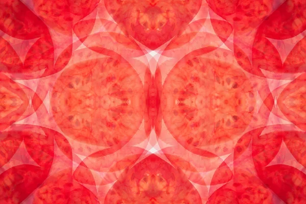 Abstraktes Muster von Tomatenscheiben. Hintergrund Frucht. — Stockfoto