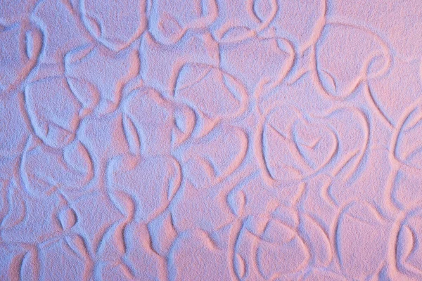 Сучасна Мінімальна Неонова Текстура Рожевого Синього Піску Візерунком Безладу Формі — стокове фото
