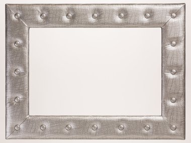 Beyaz arka plan üzerinde boş resim çerçevesi