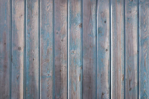 Alter Bretthintergrund Mit Schäbiger Blauer Farbe Kopierraum — Stockfoto