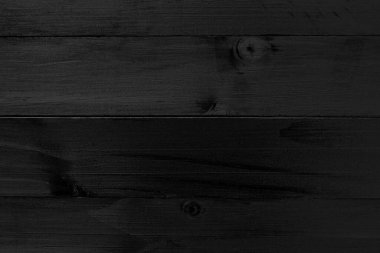 Siyah ahşap doku, eserin daha ilginç görünmesi için tasarım ya da metin alanında bir arkaplan yapmak için mükemmeldir. Fantastik kopyalama alanı olan boşluk, siyah yüzey kavramı