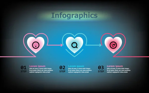 Modelo Desenho Vetorial Infográfico Para Ilustração Modelo Infográfico Negócios Apresentação — Vetor de Stock