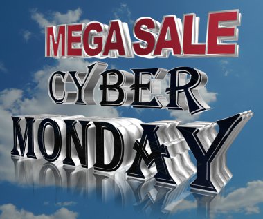 Pazartesi bulutlu gökyüzü karşı