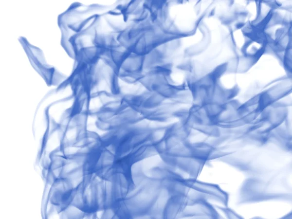 白い背景の煙テクスチャ — ストック写真