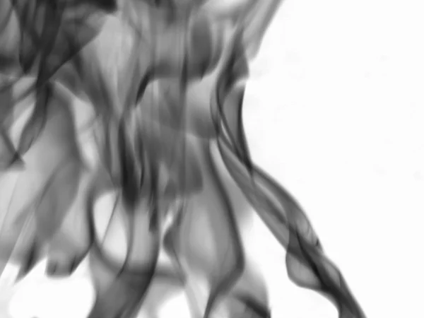 Fumo de textura no fundo branco — Fotografia de Stock