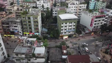 Dhaka şehrindeki eski binaların aristokratik görüntüsü 