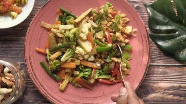 Ketogenik diyet konsepti. Düşük karbonhidratlı diyet ürünleri.