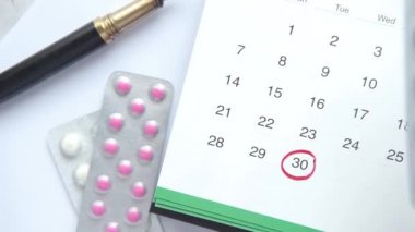 Takvimde su toplayan haplar 