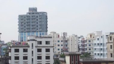 Bangladeş 'in dhaka şehrindeki eski konut binaları,