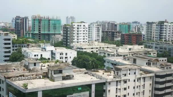Dhaka stadshus på solig dag — Stockvideo