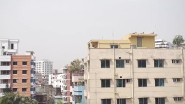Bangladeş 'in dhaka şehrindeki eski konut binaları