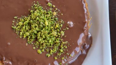 Fıstıklı ve çikolatalı Kunefe.,