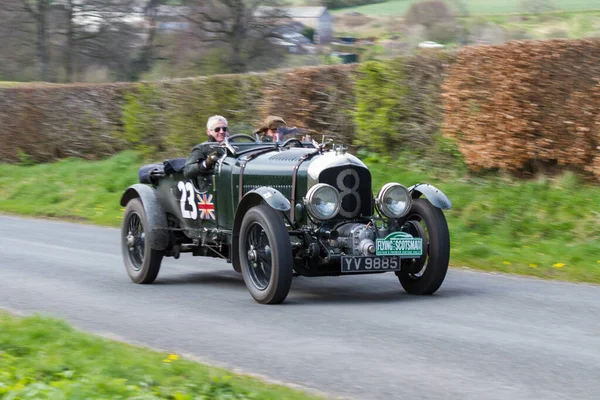 Een Bentley Blower Uit 1928 Klimt Southwaite Hill Cumbria Noord — Stockfoto