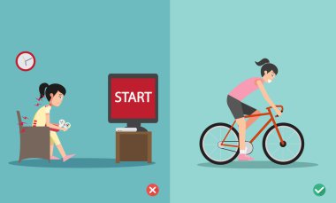 yanlış ve hemen durdurmak için iskambil video spor '' çok uzun '' illus