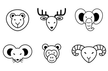 hayvan simge kümesi