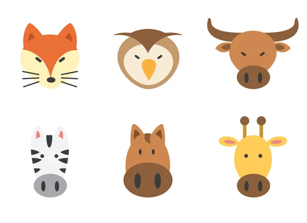 Set of animal icon — Stock Vector