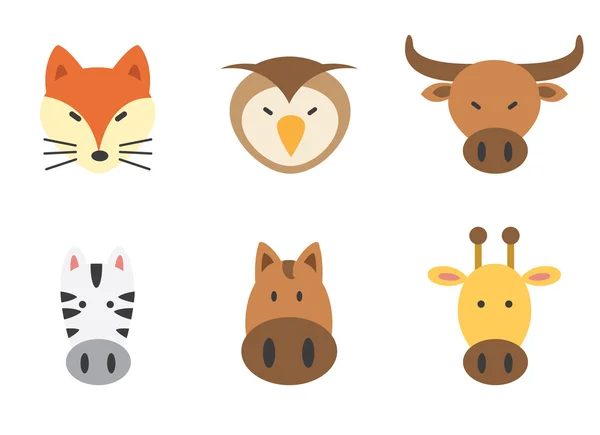 Conjunto de icono animal — Archivo Imágenes Vectoriales