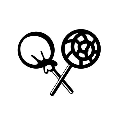 şeker simge vektör