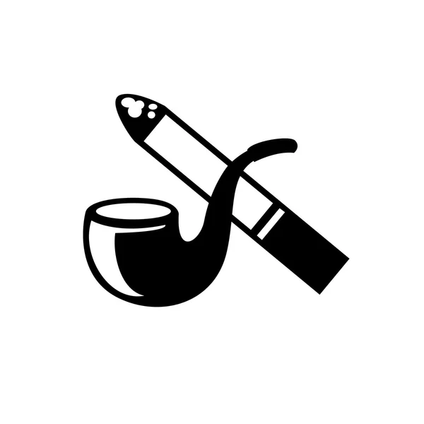 Icono de humo vector — Vector de stock