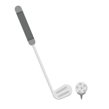 illüstrasyon izole Golf beyaz arka plan üzerinde