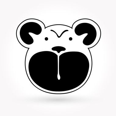 Maymun vektör simgesi ve hayvan