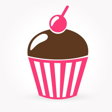 cupcake simge vektör