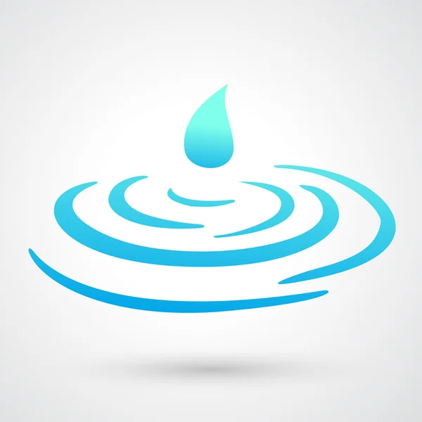 Water drop icon — Stock Vector