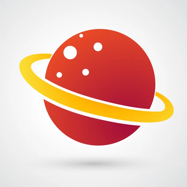 Planeta icon vector — Vector de stoc