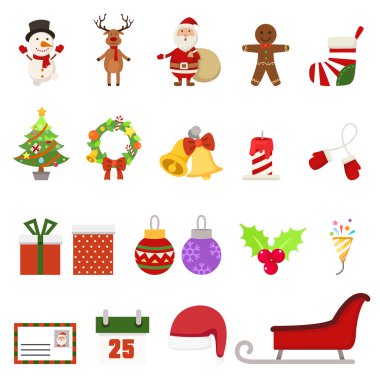 Christmas simgeleri, illüstrasyon