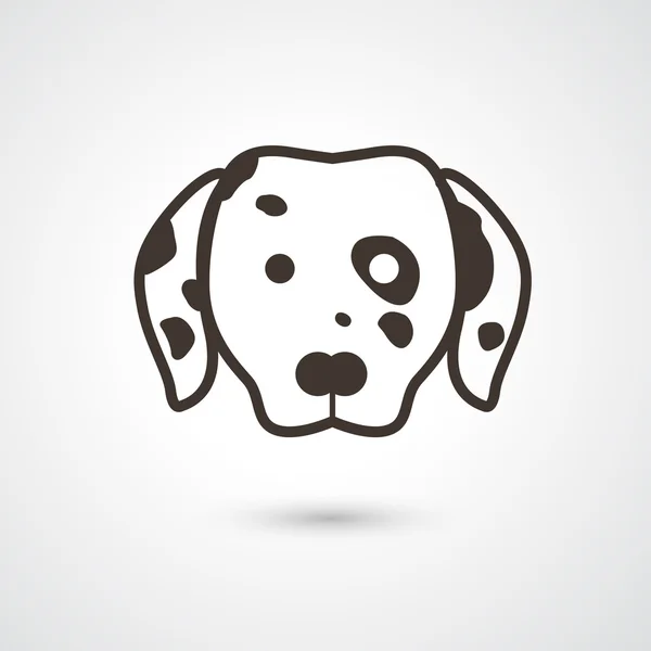 Hond pictogram vector — Stockvector