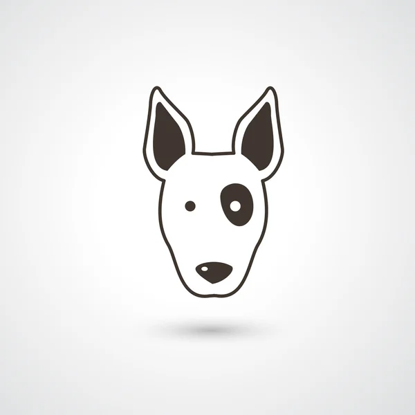 Dog icon vector — Stock Vector