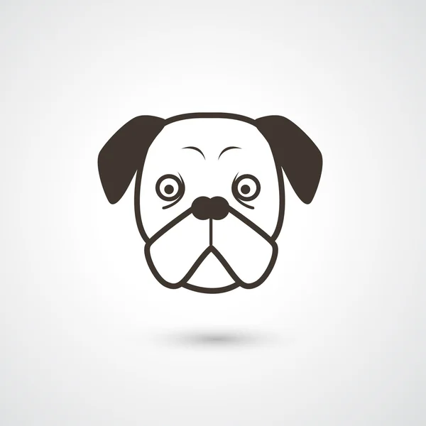 Вектор значка собаки — стоковый вектор