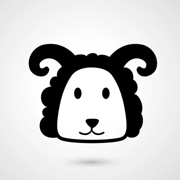 Vetor ícone de cabra — Vetor de Stock